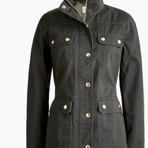 Jcrew Resin-coated twill field jacket